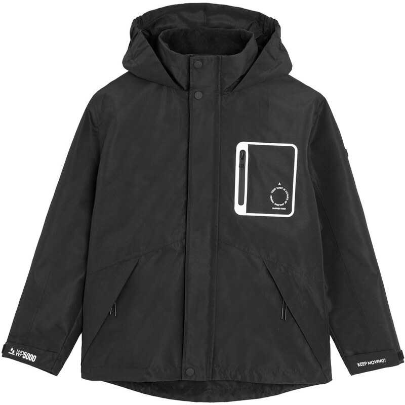 Cool Club Prechodná bunda čierna / biela 65887415