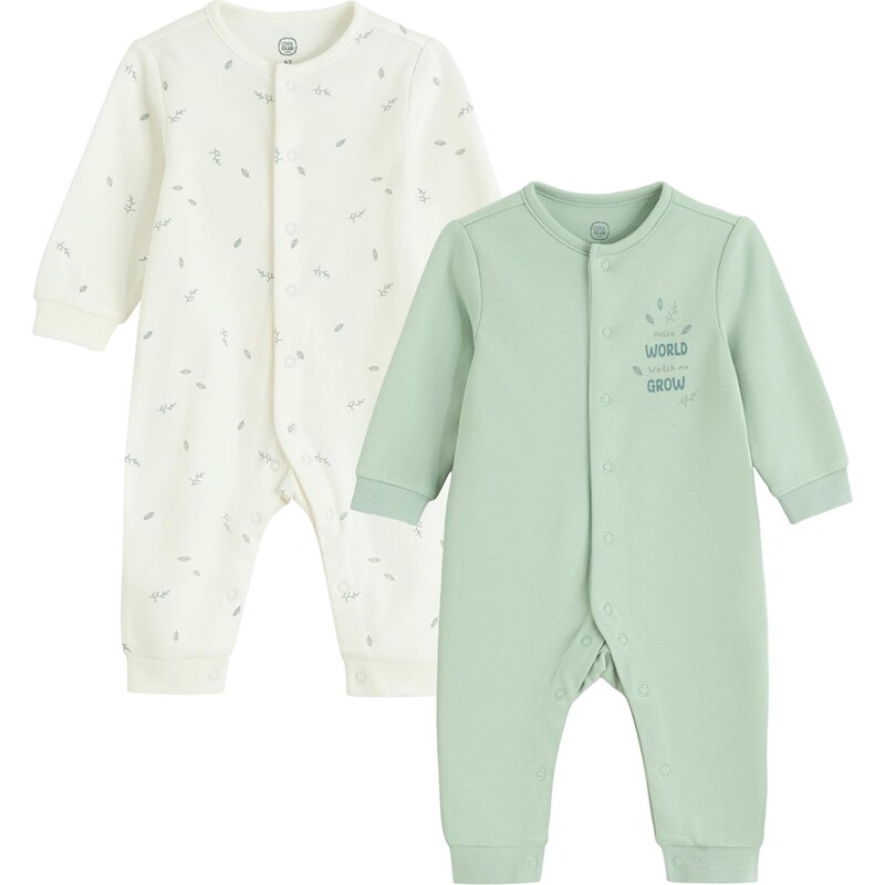 Cool Club Overal svetlozelená / prírodná biela 65887574