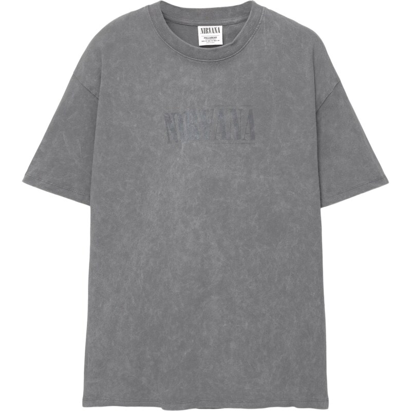 Pull&Bear Tričko tmavosivá 65475155