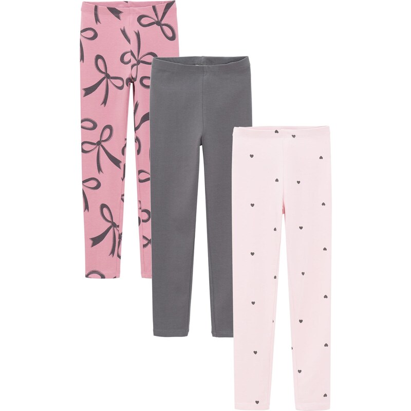 Cool Club Legíny tmavosivá / pitaya / pastelovo ružová 65887556