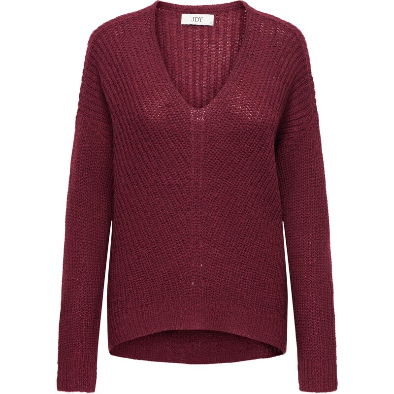 JDY Sveter JDYNEW MEGAN vínovo červená 65653663