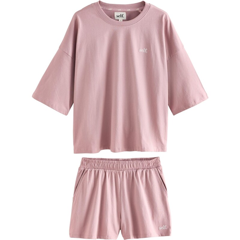 self. Pyžamo staroružová / biela 65794551