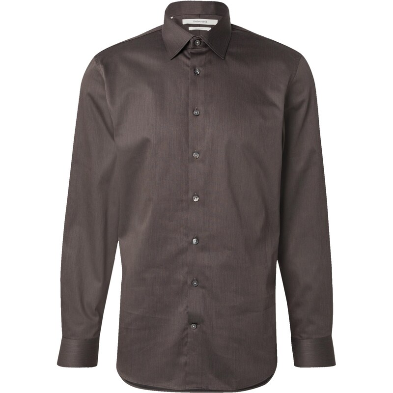 SELECTED Košeľa čokoládová 65305211