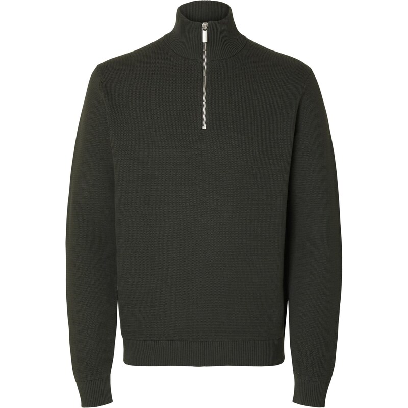 SELECTED Sveter SLHDANE tmavozelená 65206655