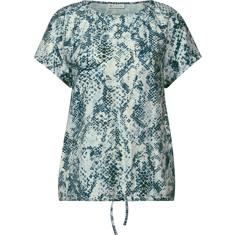 STREET ONE Blúzka petrolejová / jedľová / pastelovo zelená 64957489