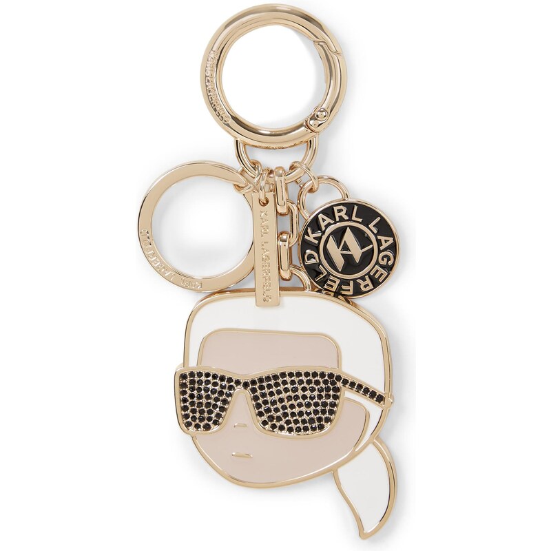 Karl Lagerfeld Prívesky na kľúče IKON zlatá / čierna / biela 64957517