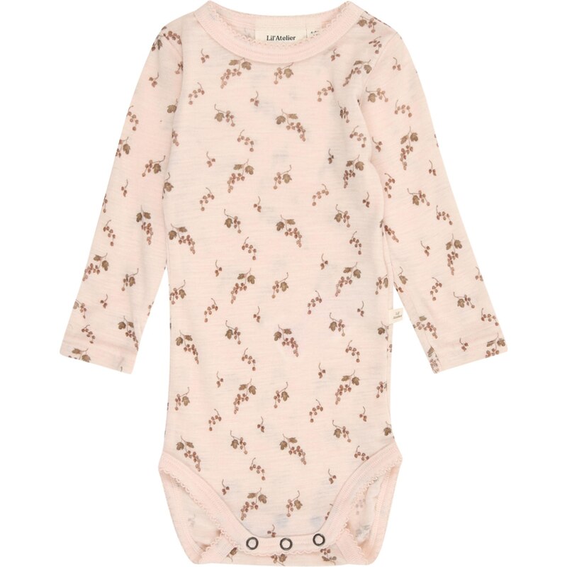 NAME IT Body NBFNOEL NIA hnedá / pastelovo ružová 65659932