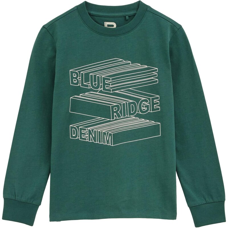 WE Fashion Tričko tmavozelená 65882858