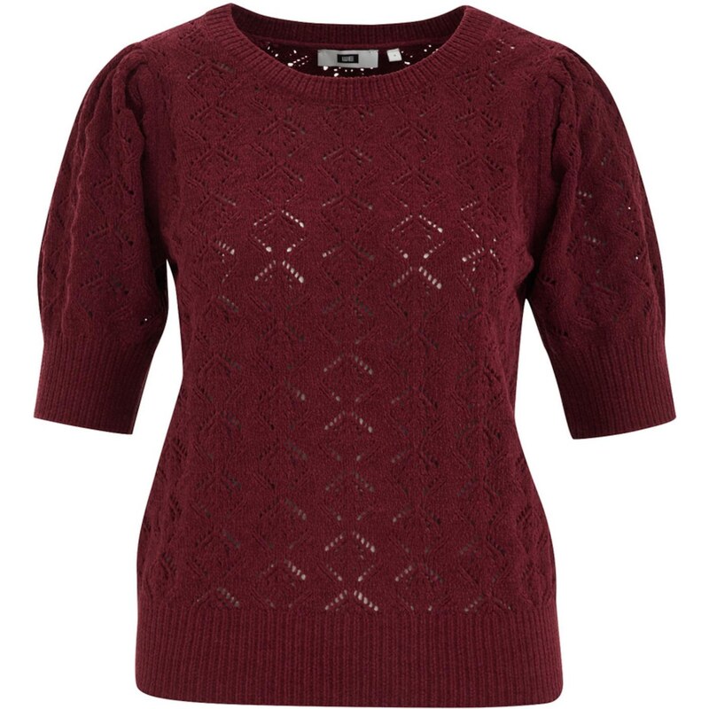 WE Fashion Sveter burgundská 65883080