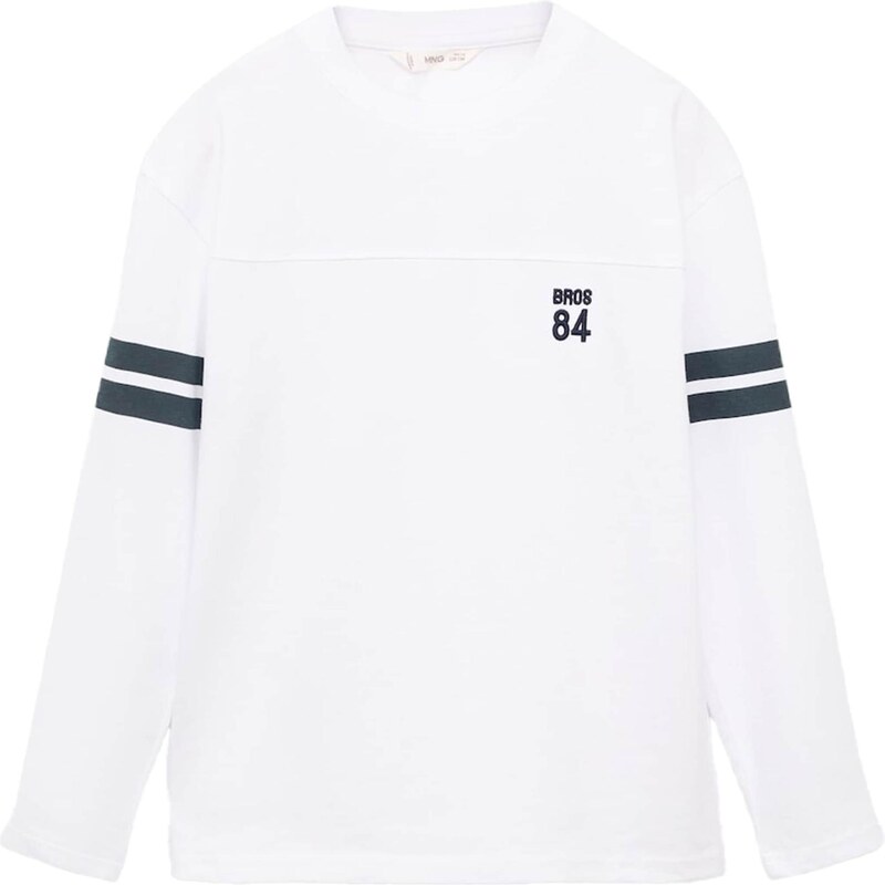 MANGO KIDS Tričko VARSI námornícka modrá / biela 65659202