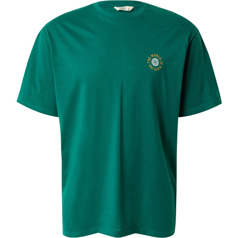 Redefined Rebel Tričko farba ťavej srsti / smaragdová / biela 65162808