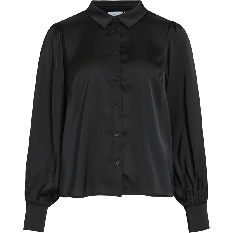 VILA Blúzka VIEnna Ravenna čierna 65887246