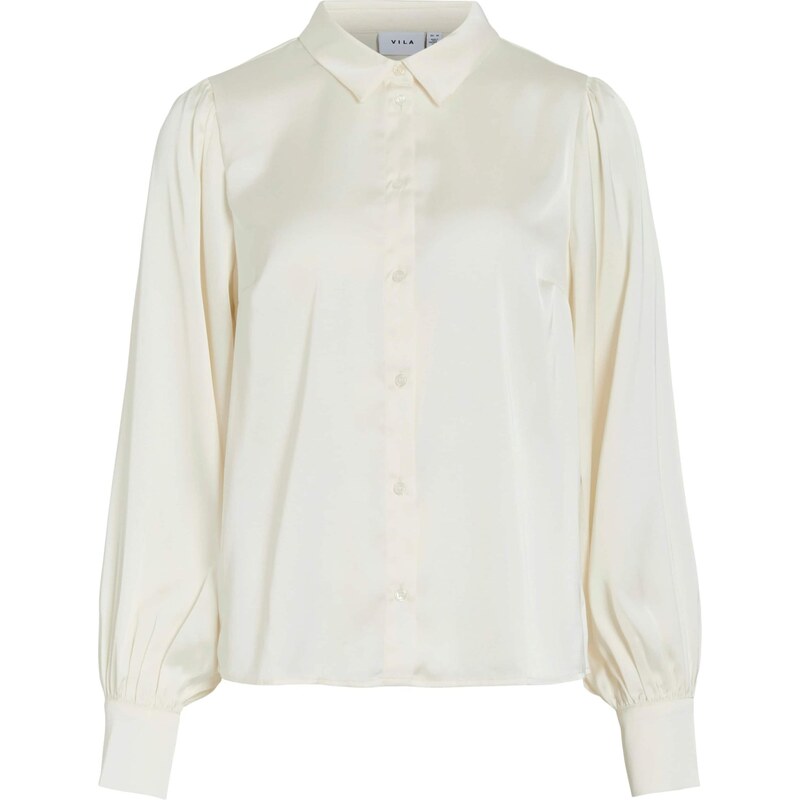 VILA Blúzka VIEnna Ravenna perlovo biela 65887251