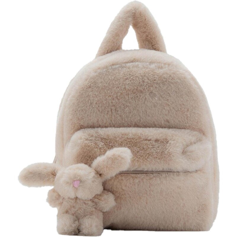 MANGO KIDS Batoh FUR béžová 65311068