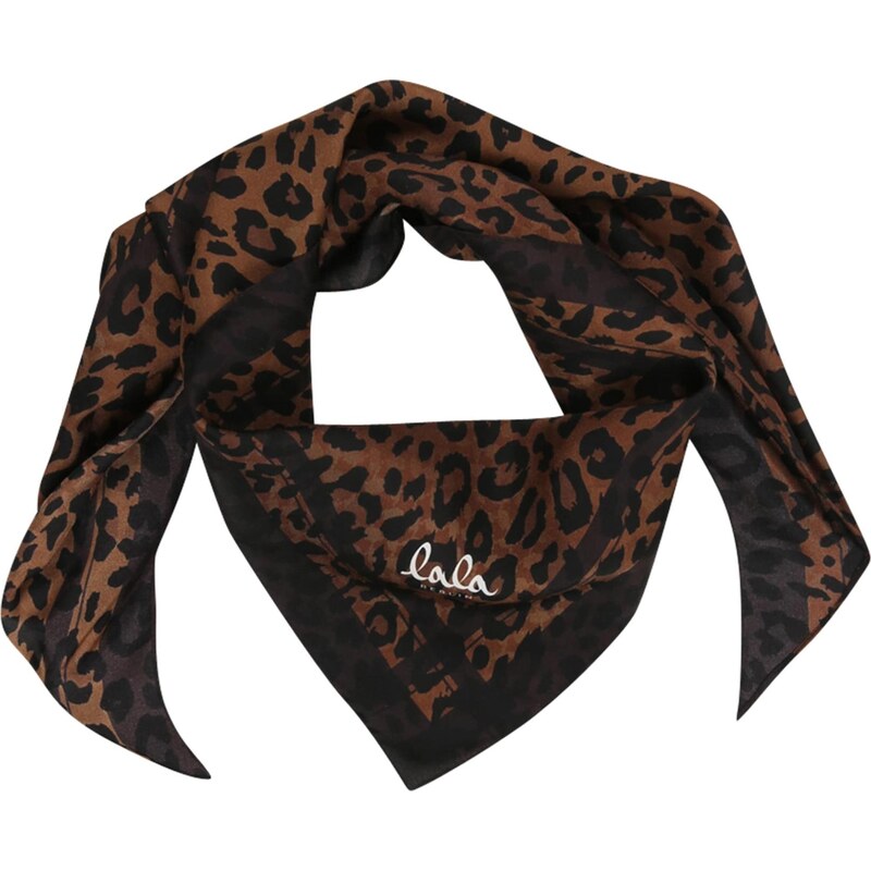 Lala Berlin Šál Tamera koňaková / kapučíno / tmavohnedá / biela 65707563