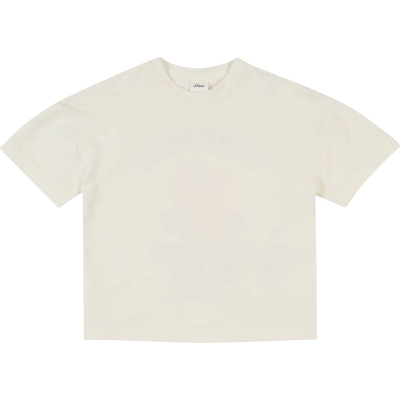 s.Oliver Tričko krémová / modrá / oranžová / červená 65794581