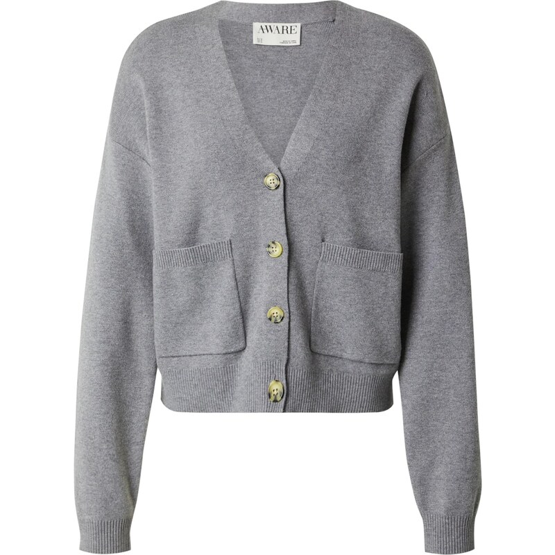 Aware Kardigán AWSIGBRIT sivá melírovaná 65707484