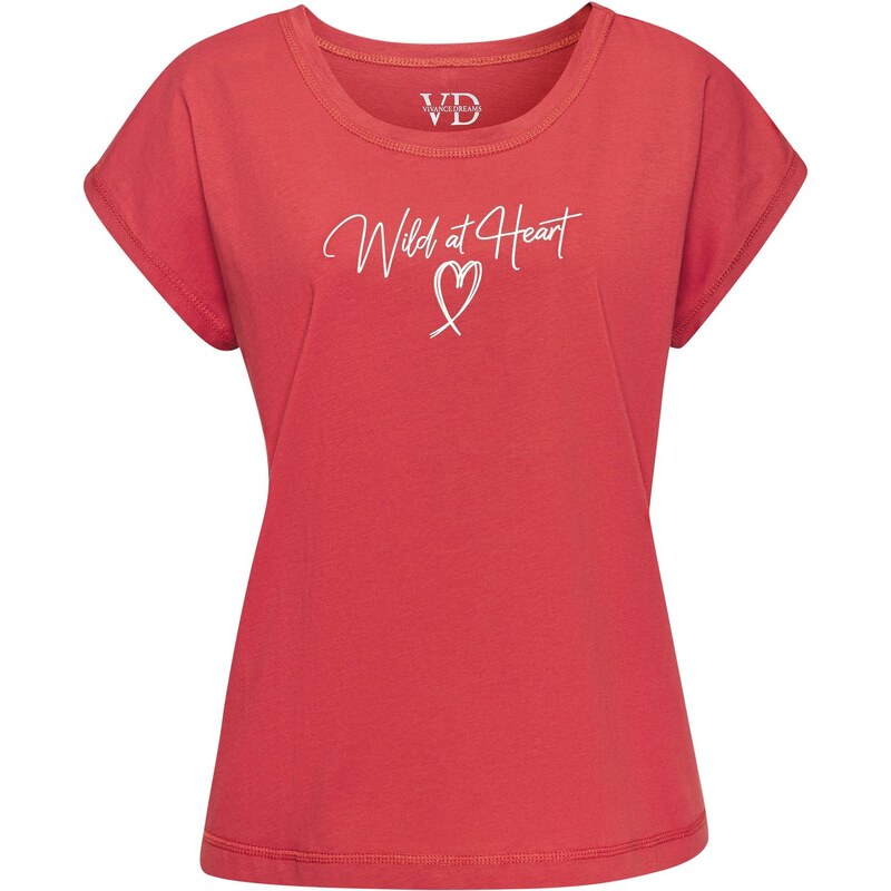 VIVANCE Tričká na spanie červená / biela 65655091