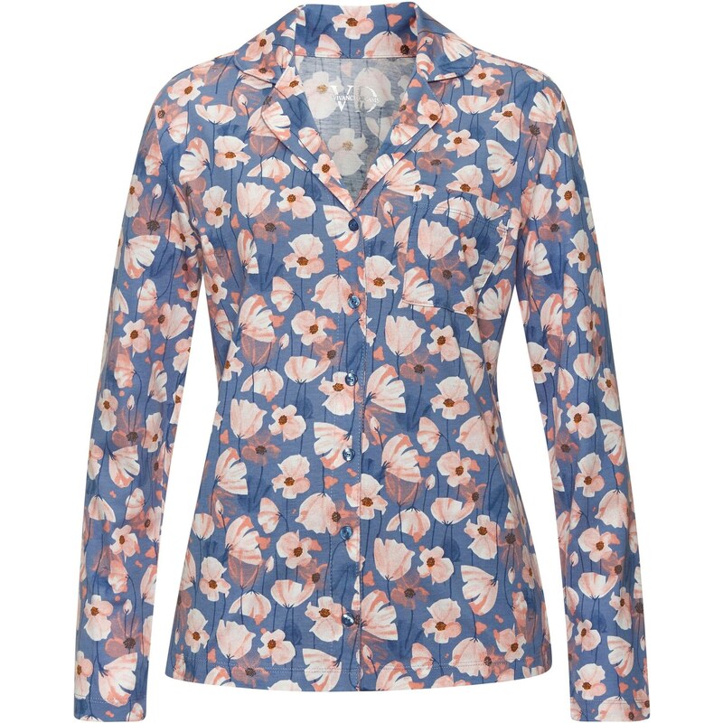 VIVANCE Tričká na spanie zafírová / enciánová / koralová / šedobiela 65655244