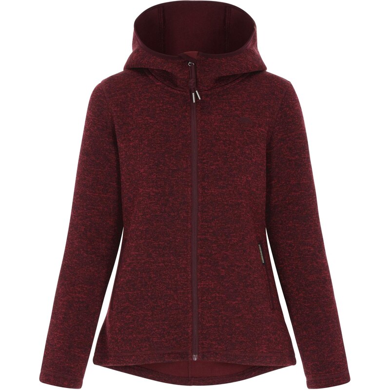 Schmuddelwedda Flisová bunda vínovo červená 65657681