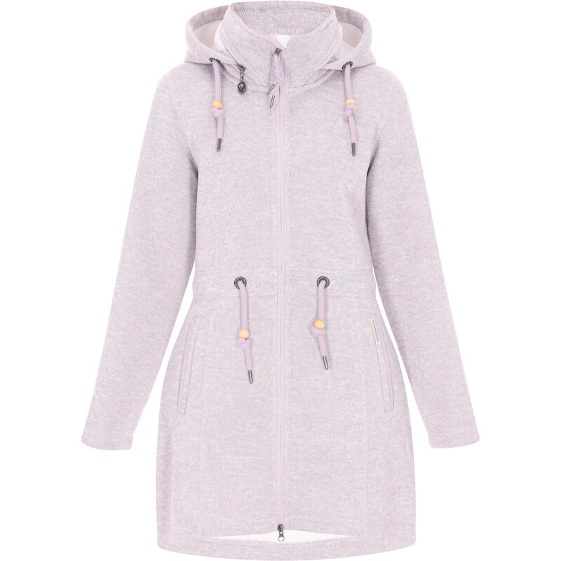 Schmuddelwedda Flisová bunda pastelovo fialová 65657682