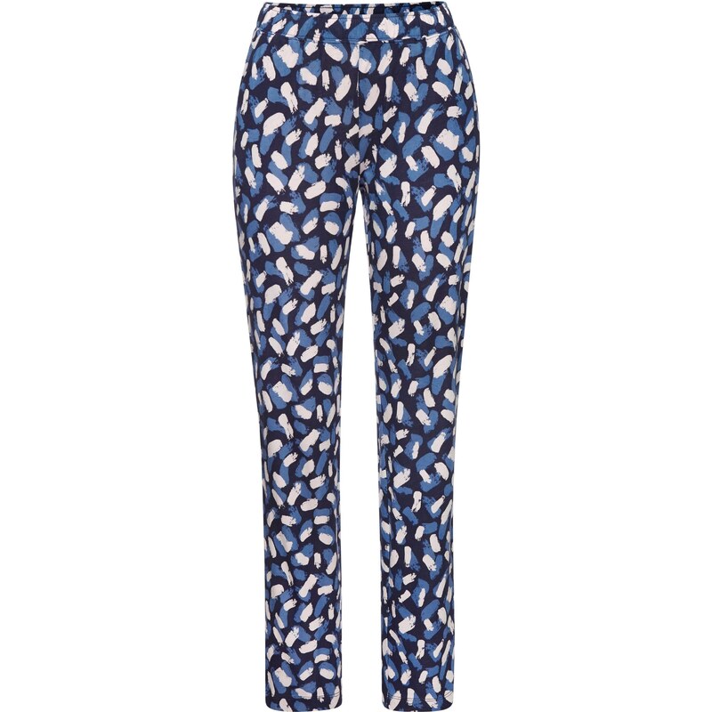 s.Oliver Pyžamové nohavice modrá / námornícka modrá / biela 65655234