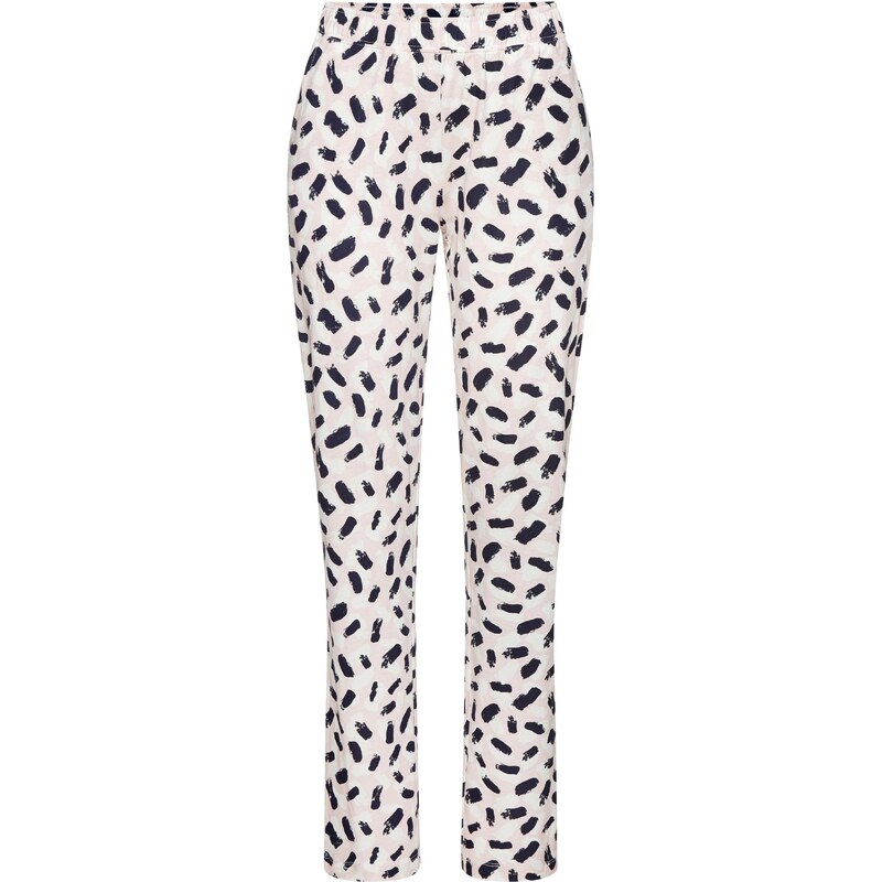 s.Oliver Pyžamové nohavice námornícka modrá / rosé / biela 65655249