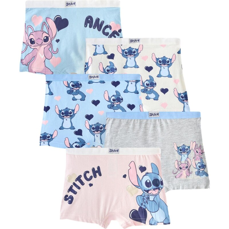 Next Nohavičky svetlomodrá / sivá / ružová / biela 65658415