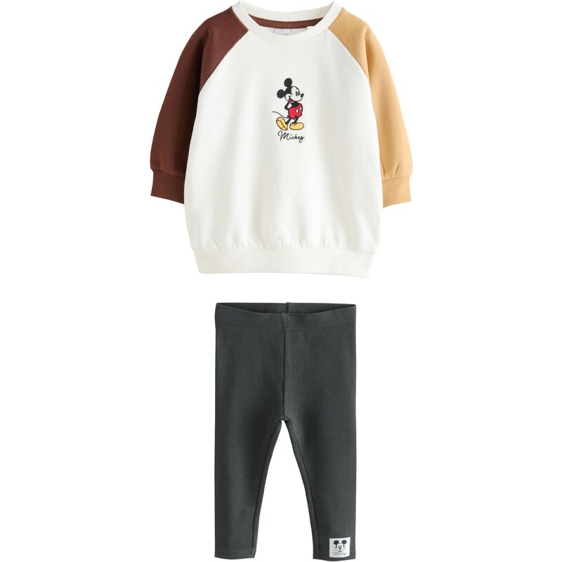 Next Set Mickey Mouse nebielená / hrdzavohnedá / sivá / oranžová 65658460
