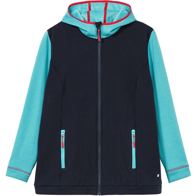 SHEEGO Funkčná flisová bunda svetlomodrá / tmavomodrá 65644775