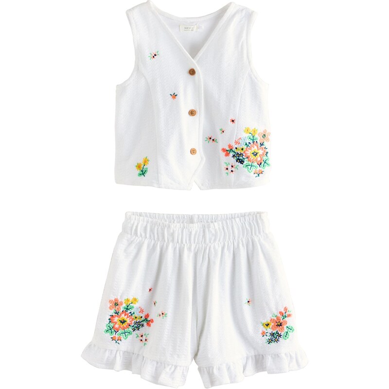 Next Set žltá / mätová / svetlooranžová / biela 65885239