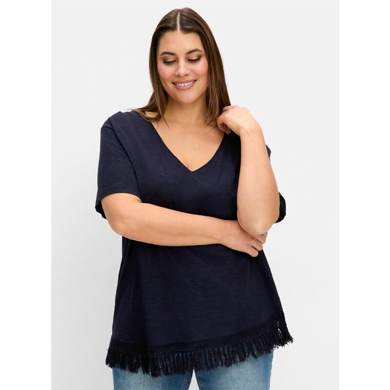 SHEEGO Tričko námornícka modrá 65659399