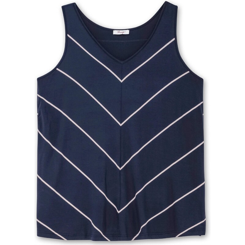 SHEEGO Top tmavomodrá / biela 65659391