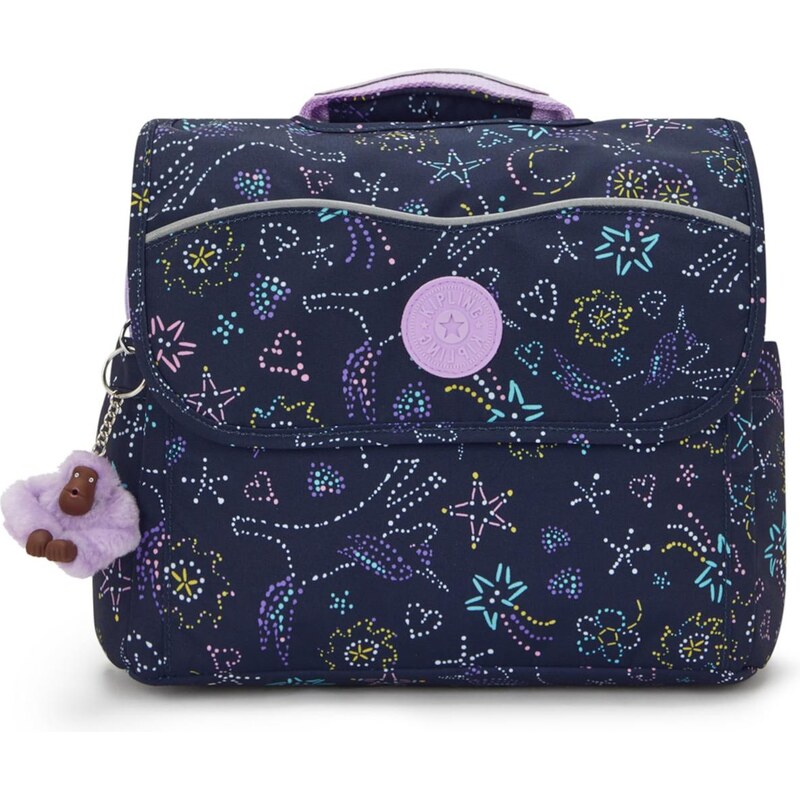 KIPLING Batoh Codie modrá / tyrkysová / fialová / biela 65882392
