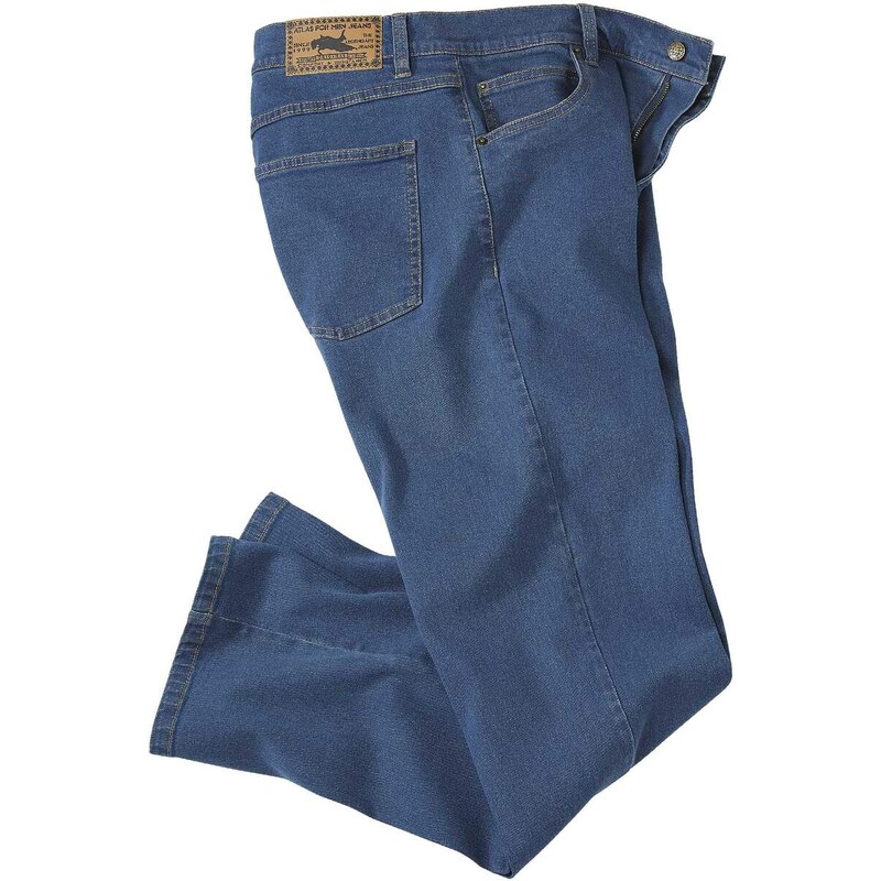 Strečové rifle Regular Atlas For Men Modrá 64960904