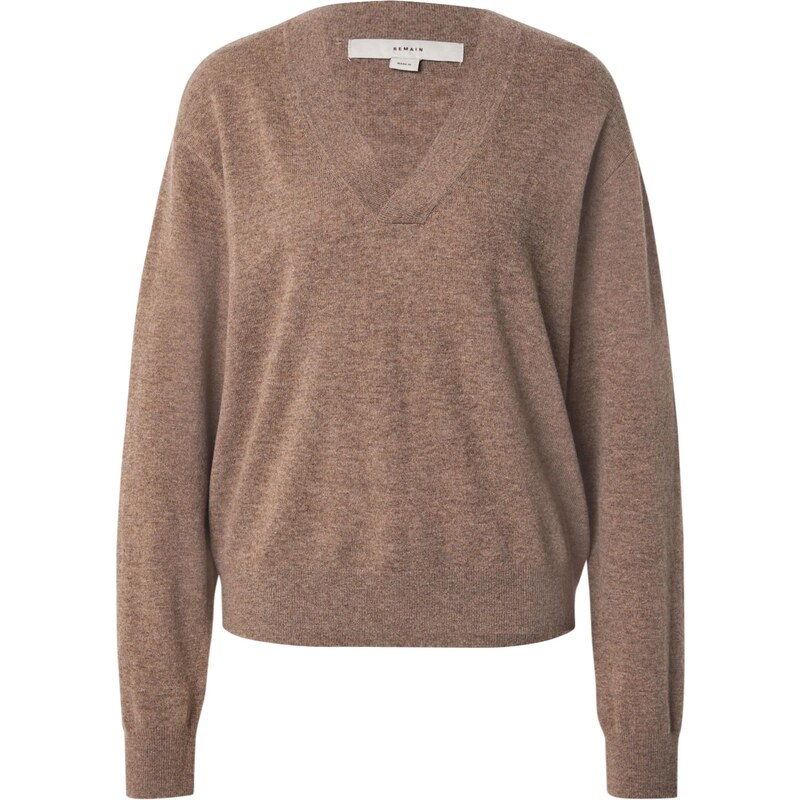 REMAIN Sveter hnedá melírovaná 65887743