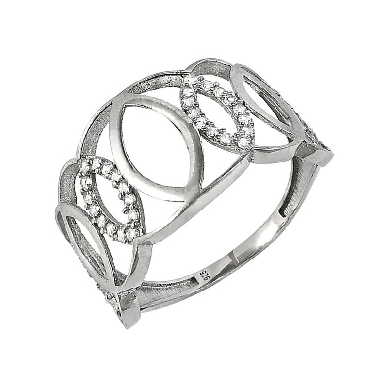 Strieborný prsteň Glare 1165 66853448