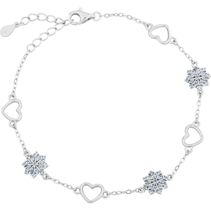 Olivie Strieborný náramok SNĚHOVÁ VLOČKA 9794 65048860