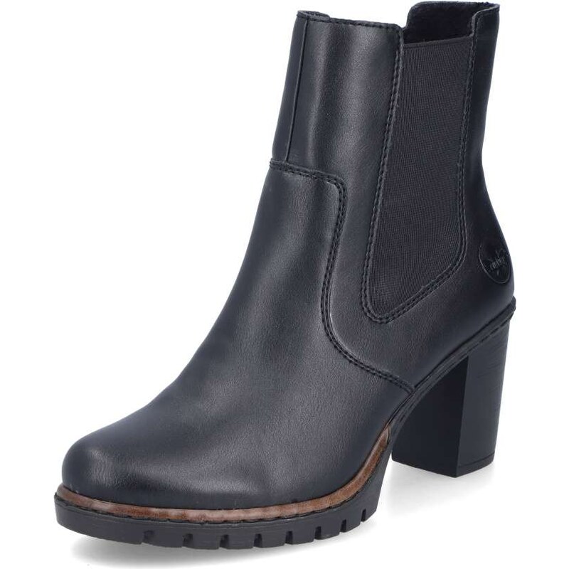 Dámska členková obuv RIEKER Y2580-00 čierna W5 64962646