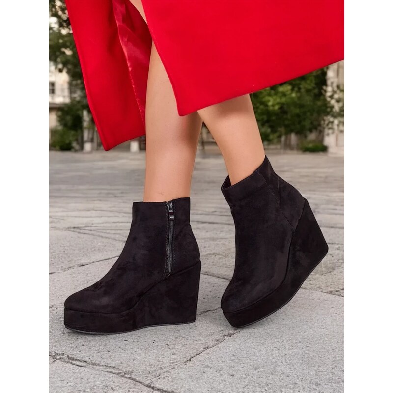 Resti Womens Wedge Ankle Boots Sieffa 64965877