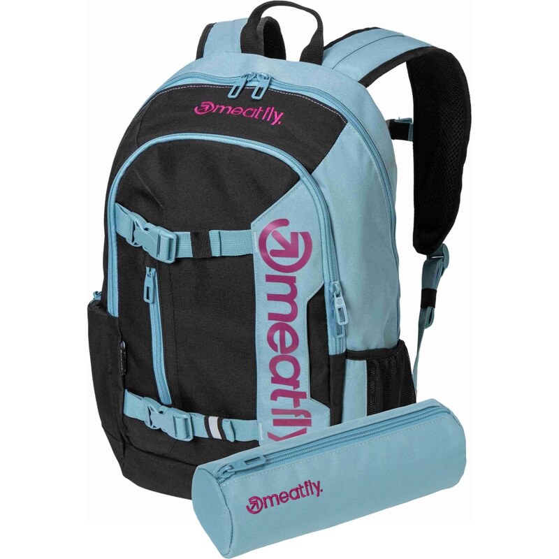Meatfly batoh Basejumper Aqua / Pink 22 L + PERAČNÍK ZADARMO 65065528