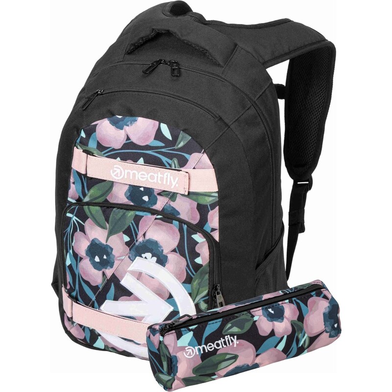 Meatfly batoh Exile Pink Flowers 24 L + PERAČNÍK ZADARMO 65065539