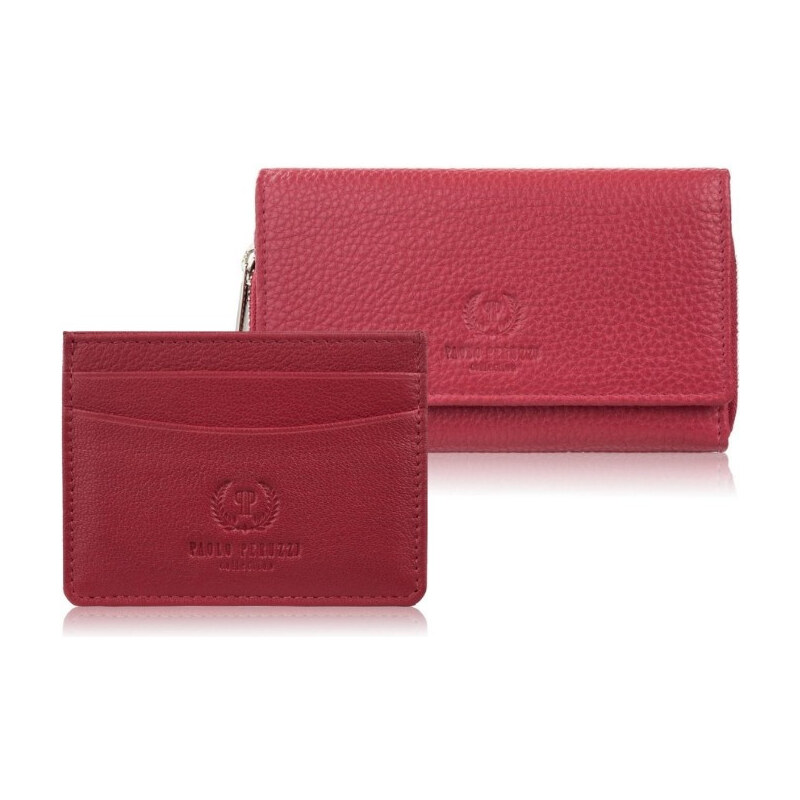 Paolo Peruzzi Paola Peruzziho Darčeková sada, dámska kožená peňaženka 64967106