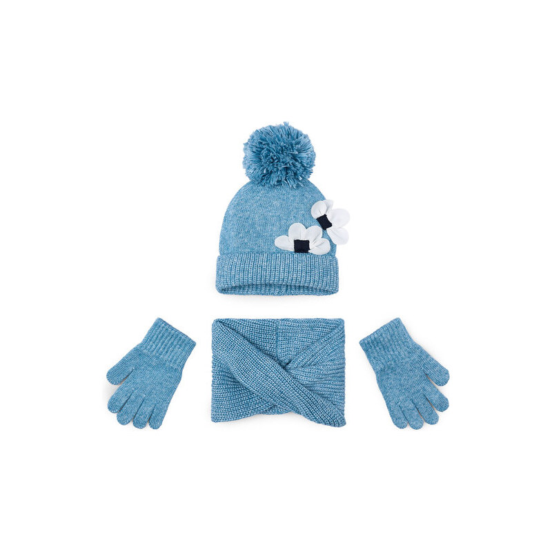 Súprava čiapka, tunelový šál a rukavice Mayoral 64967789