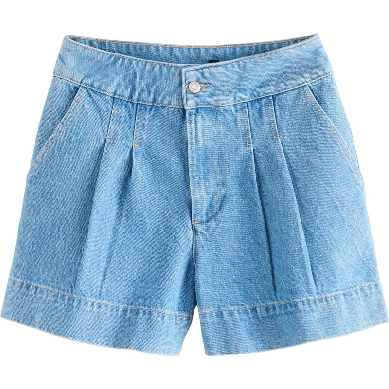 Next Plisované rifle modrá denim 65885051
