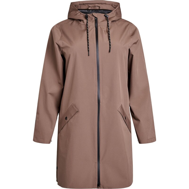 Zizzi Prechodný kabát hnedá 65658903