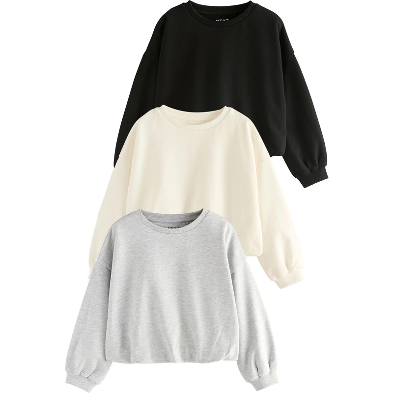 Next Sveter svetlosivá / čierna / biela ako vlna 65654280