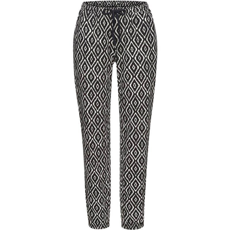 VIVANCE Pyžamové nohavice Dreams čierna / biela 65655094