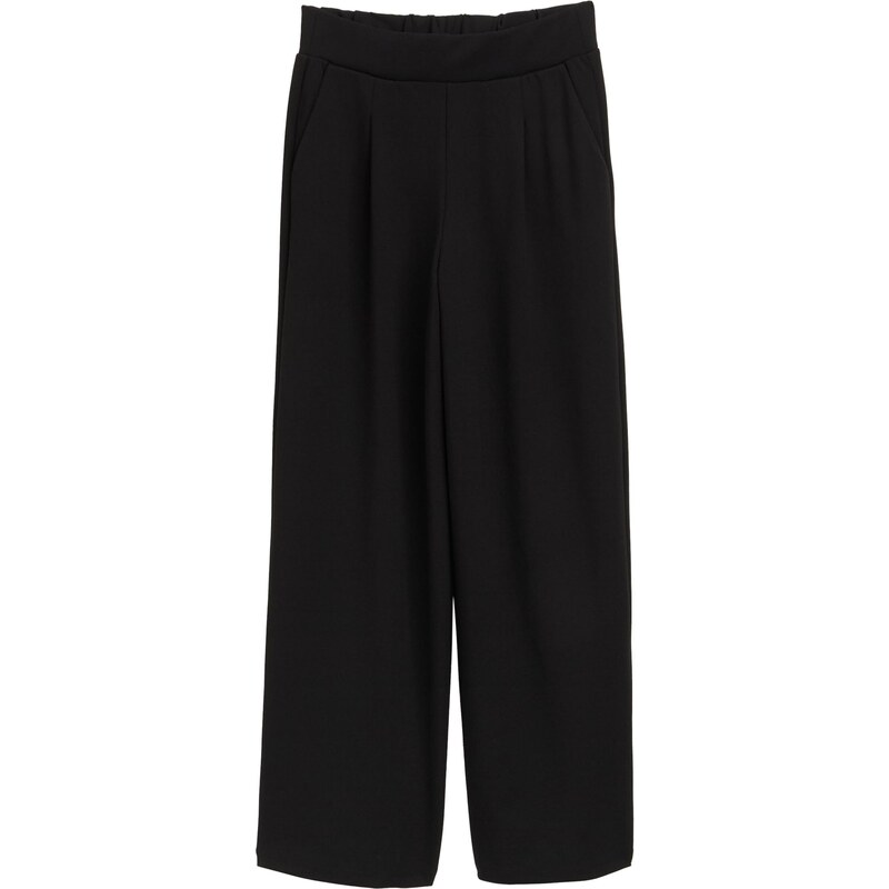 TOM TAILOR DENIM Plisované nohavice čierna 65882001