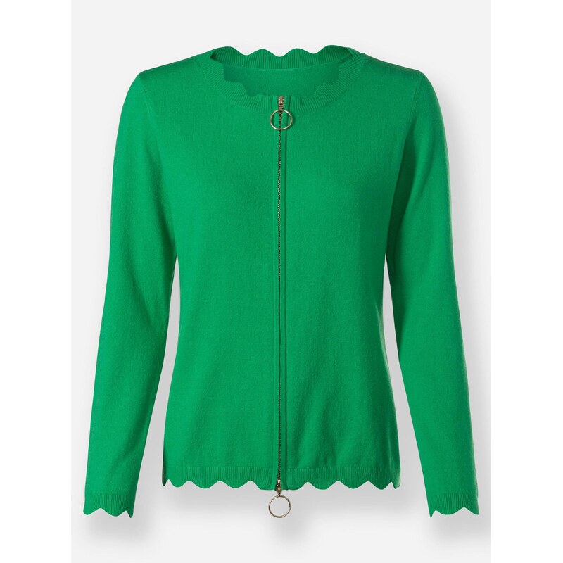 heine Kardigán trávovo zelená 65658276